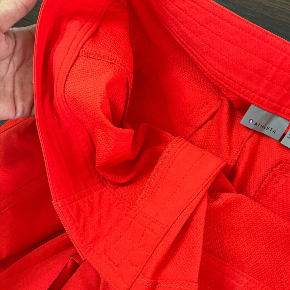 Athleta Red Board Shorts Women’s Size 12 Swim Surf Athletic - Picture 10 of 10